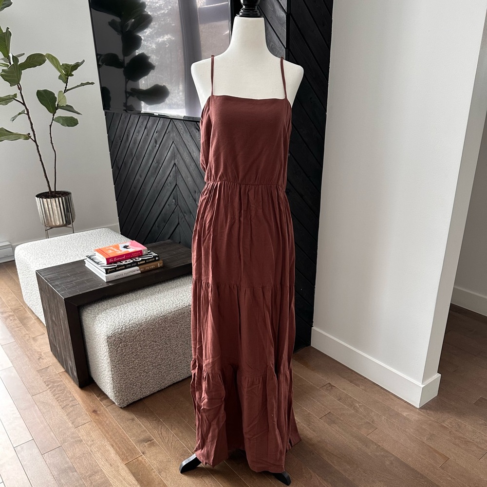 WOMANCE dress in Terra cotta
